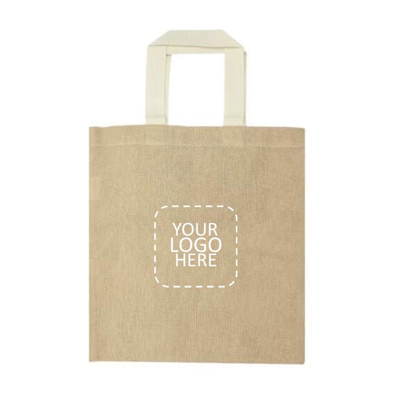 Vertical Shaped Recycled Cotton Bag With Logo